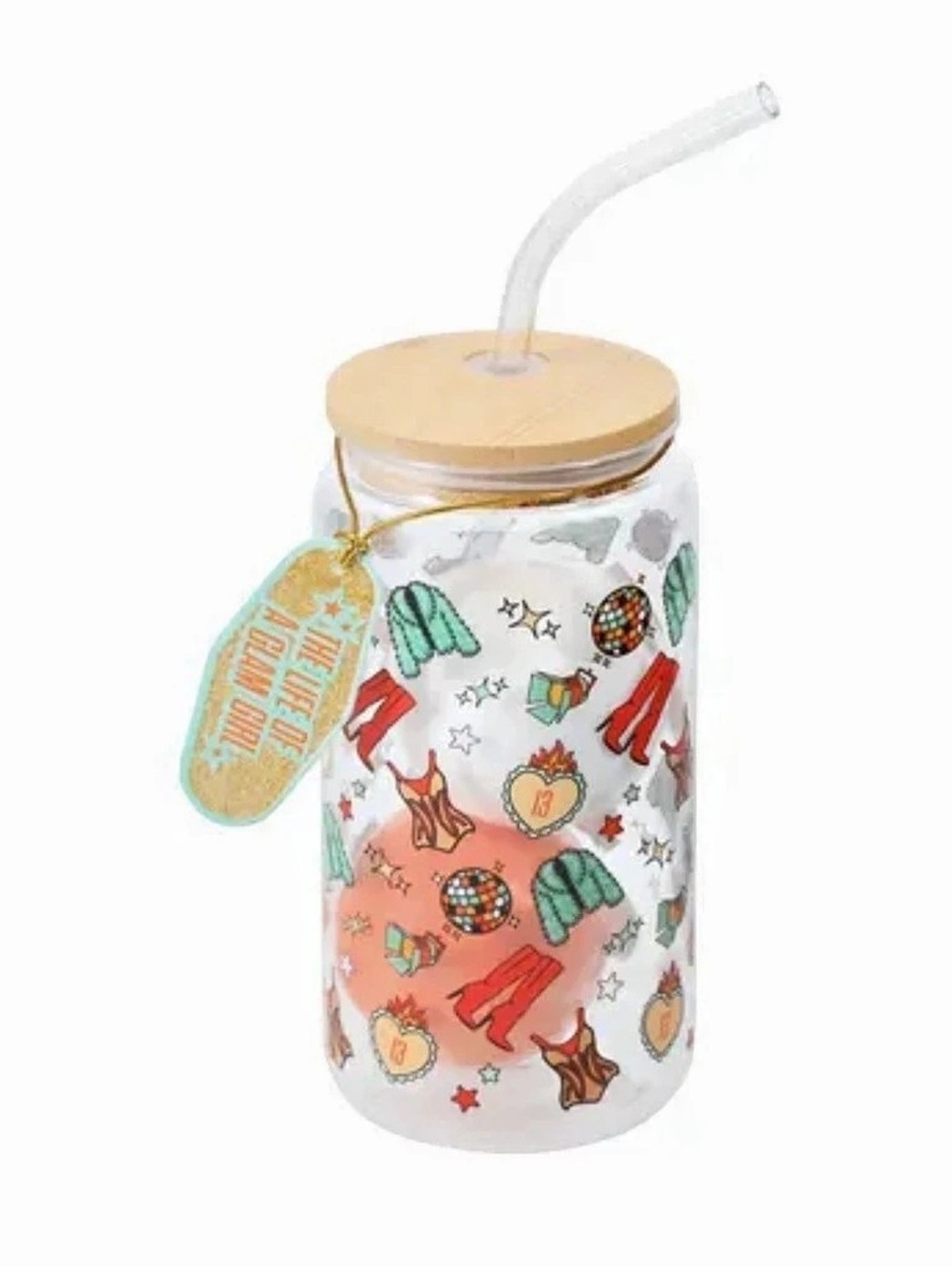 Taylor Swift Inspired  The Life of a Glam Girl Acrylic Tumbler with 2 Bath Bombs